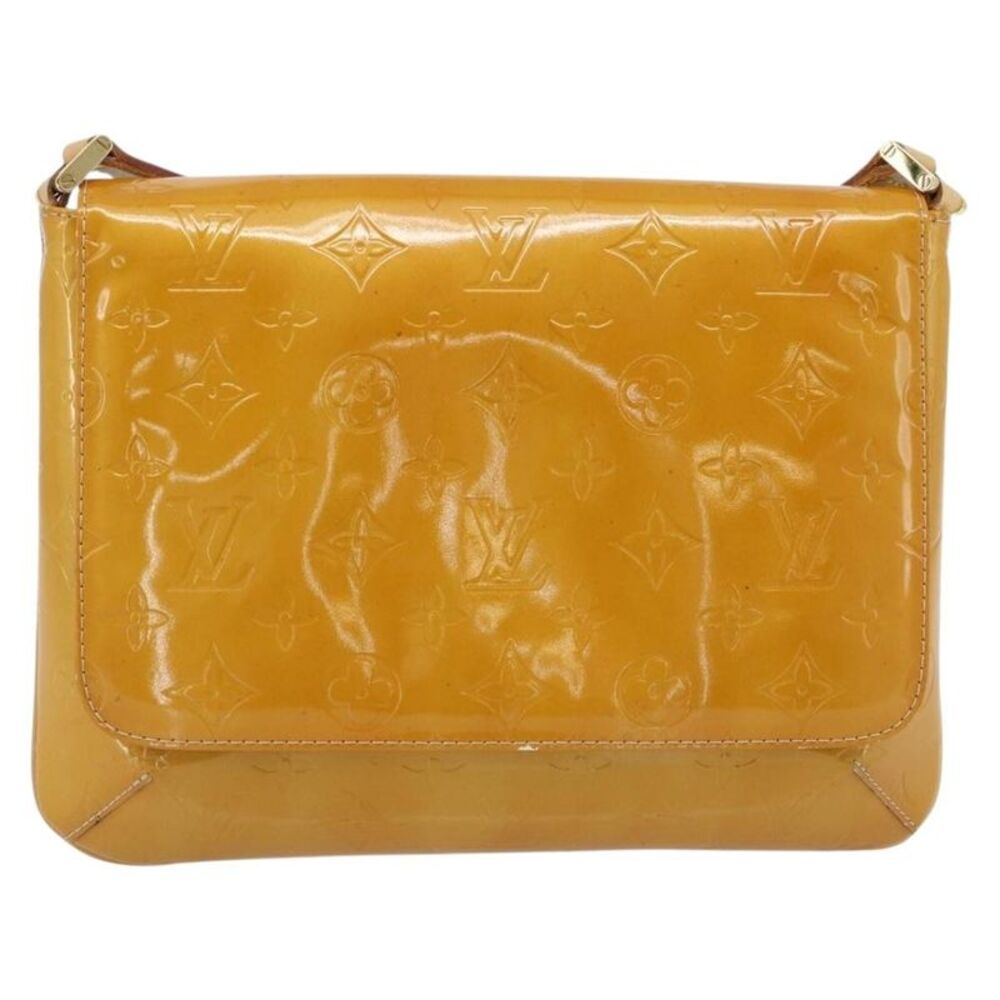 Louis Vuitton Thompson Street Monogram Vernis Yellow Patent_Leather Handbag